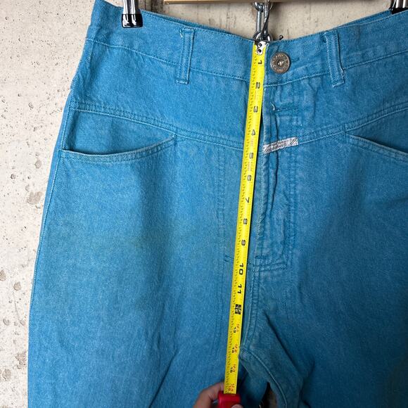 Marithe Francois Girbaud Brand X 34" Blue Straight Fit Cotton Denim Jeans - Picture 8 of 9